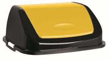 COUVERCLE BASCULE 50L ABS JAUNE 91167