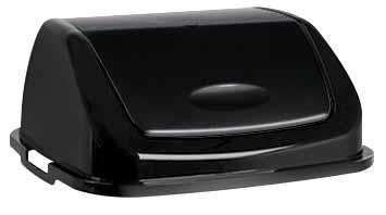 COUVERCLE BASCULE 50L ABS NOIR 91166
